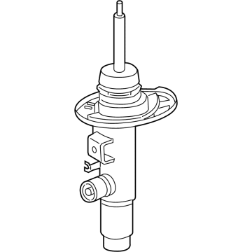 BMW 37-10-6-886-239 SPRING STRUT FRONT LEFT VDC