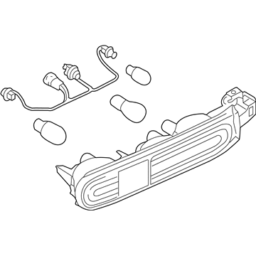 Nissan 26555-1FA1B Lamp Assembly-Rear Combination, LH