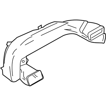 BMW 64-22-8-223-589 Cold Air Duct, Left