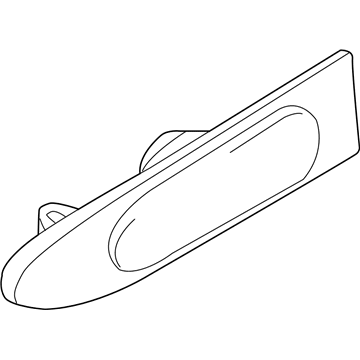 Hyundai 92312-1E000 Lens & Housing Assembly-Side REPEATER, RH