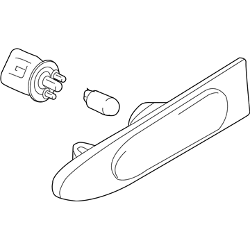 Hyundai 92303-1E000 Lamp Assembly-Side REPEATER, LH