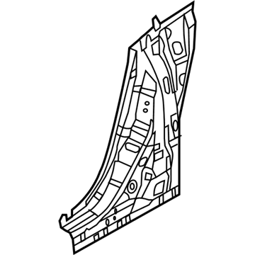 Infiniti 76514-JJ50A Reinforce-Lock Pillar, Outer RH