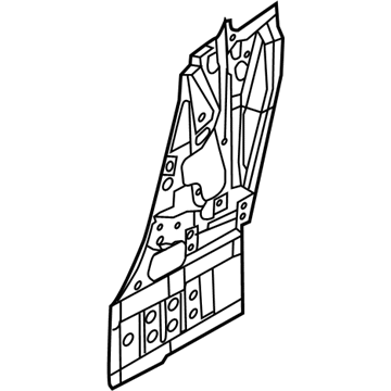 Infiniti 76531-JJ50A Pillar-Lock, Inner LH