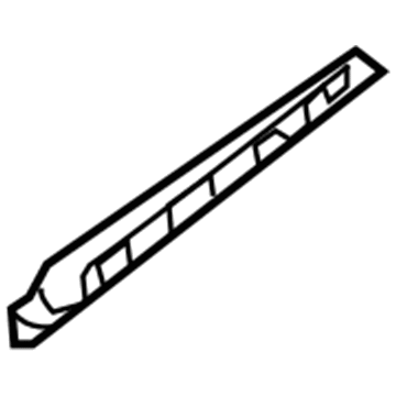 Infiniti 76660-JJ50A Reinforce-Rear Pillar, Inner RH