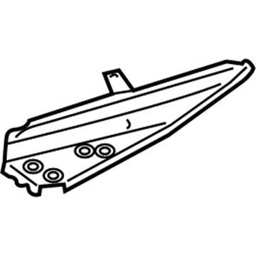 Nissan 75120-CK030 Member Assembly-Front Side, Inner RH