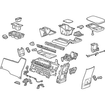 GM 22875898 Console Assembly