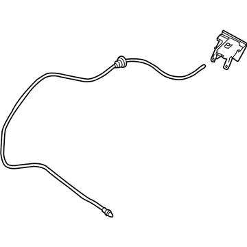 Nissan 65620-1HL0A Cable Assembly-Hood Lock Control