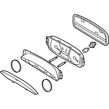 Hyundai 94021-2C322 Cluster Assembly-Instrument(Mph)