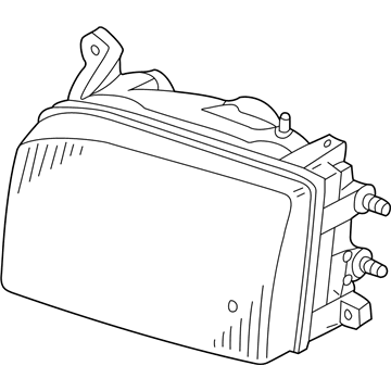 Infiniti 26025-2W626 Headlamp Housing Assembly, Right