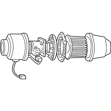 Ford F75Z9600AA Air Cleaner Assembly