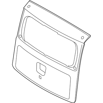 Kia 737002K020 Panel Assembly-Tail Gate