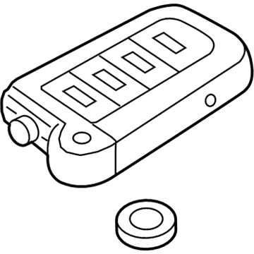 Hyundai 95440-A5300-4X Keyless Entry-Key Fob Remote Transmitter