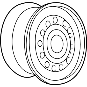 Honda 42700-SR3-964 Disk, Wheel (14X5J) (Kanai)