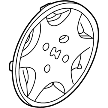 Honda 44733-S01-A10 Trim, Wheel (14")