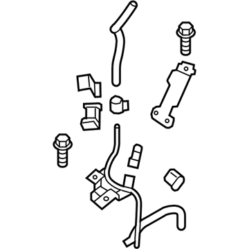 Infiniti 49721-3KA2A Power Steering Hose & Tube Assembly