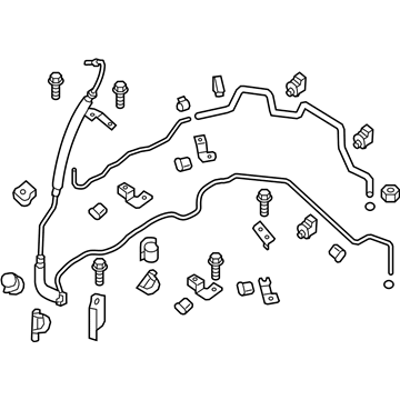 Infiniti 49710-3KA0B Power Steering Pressure Hose Assembly