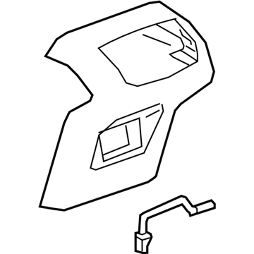 GM 84563845 Rear Panel