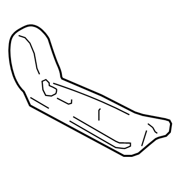 Nissan 87331-5RB0A Finisher-Cushion, Front Seat Inner RH