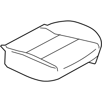 Nissan 87320-5RL2A Trim Assy-Cushion, Front Seat