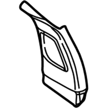 BMW 51-43-7-902-935 Cover, B-Column Upper Left