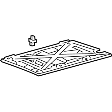 Toyota 86117-08030 Display Unit Bracket