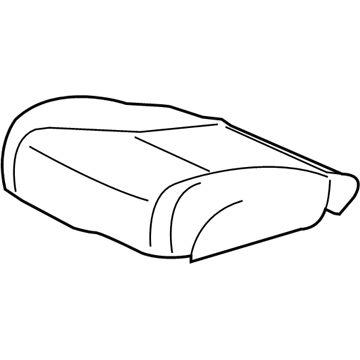 Honda 81131-TS8-A61ZA Cover, Right Front Seat Cushion Trim (Pale Moss Gray) (Leather)