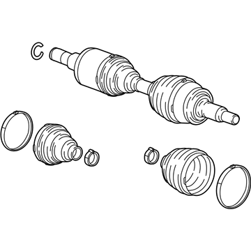 GM 84275040 Axle Assembly