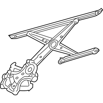 Toyota 69801-07050 Regulator Sub-Assembly,