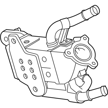 Kia 284602M800 Lp EGR Cooler Assembly