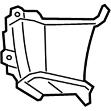 Kia 86576J5000 Air Duct-Front Bumper, R