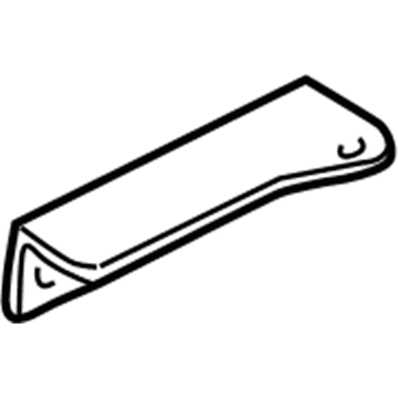 BMW 41-35-7-011-641 Bracket, Reinforcem., Side Panel, Ft Left