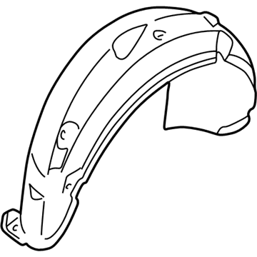BMW 51-71-8-234-137 Cover, Wheel Housing, Rear Left