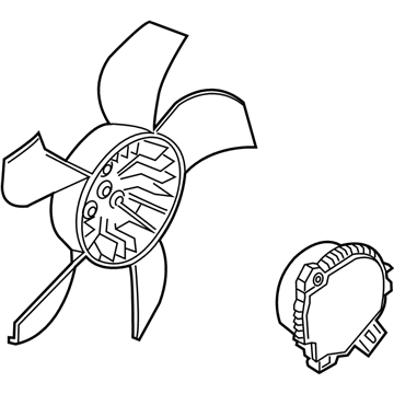 GM 84390613 Fan Motor