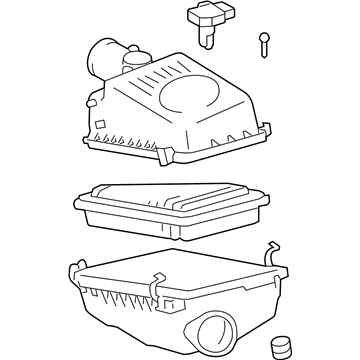 Toyota 17700-36211 Air Cleaner Assembly