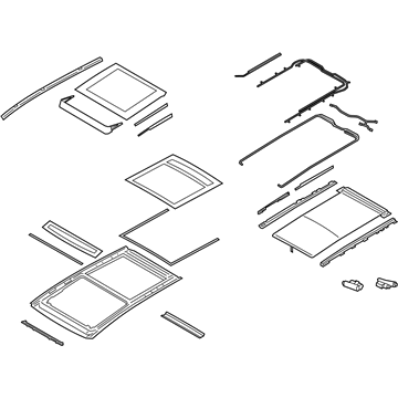 Hyundai 81600-S1010-UUE Panorama Roof Assembly