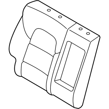 Kia 89470D90002AE Rear Seat Back Covering, Right