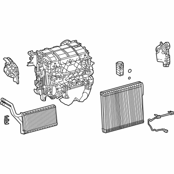 Toyota 87050-0E280 AC & Heater Assembly