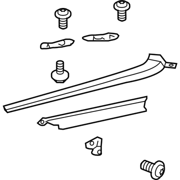 Toyota 75672-06011 Belt Molding