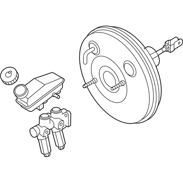 GM 96471216 Cylinder, Brake Master(W/Power Brake Booster)