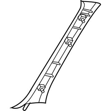 Ford 1L8Z-7803599-AAB Weatherstrip Pillar Trim