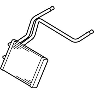 Nissan 27140-1EA0A Core Assy-Front Heater