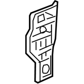 Honda 64531-TGG-306ZZ Pillar, L. FR. (Lower) (Inner)