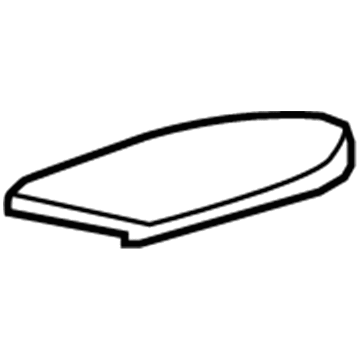 Honda 83503-TA5-A32ZG Armrest, Right Front Door Lining (Cashmere Ivory) (Leather)