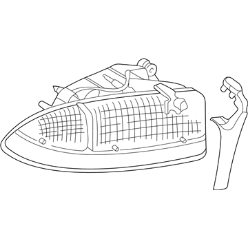 Mopar 55055110AI Lamp-Headlamp Park And Turn