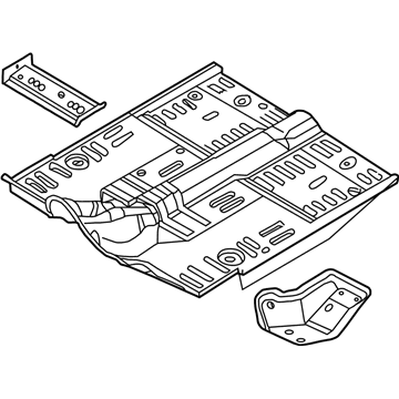 Mopar 5179454AB Pan-Front Floor