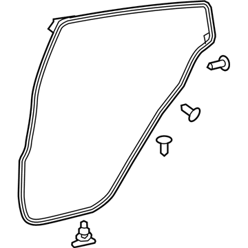 Toyota 67872-47051 Surround Weatherstrip