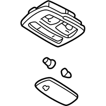 Nissan 26430-2Y00A Lamp Assembly-Map