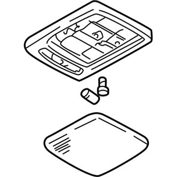 Nissan 26410-2Y00C Lamp Assembly-Room