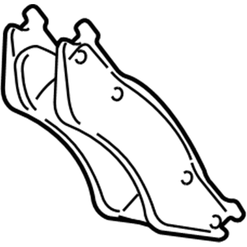 Mopar 5093267AA Shoe Kit-Front Disc Brake