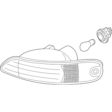 Kia 0K2DJ51060 Lamp , Front Turn SIGNA